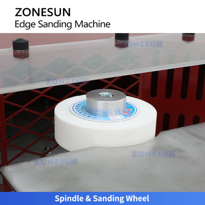 Smooth Finishing: ZONESUN ZS-V05 Variable Speed Leather Edge Sanding & Burnishing Machine