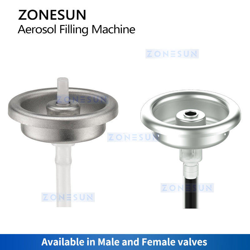 Efficient Production: ZONESUN ZS-QW500 Semi-Auto Aerosol & BOV Spray Can Filling Machine