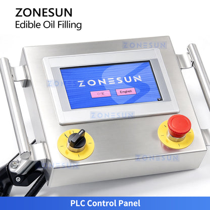 ZONESUN ZS-MPO12 Automatic Multi-Head Metering Pump Edible Oil Bottle Filling Machine
