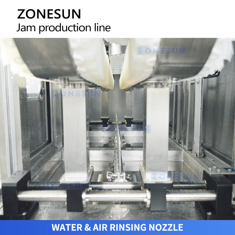 ZONESUN ZS-FAL180V11 Automatic Kaya Jam Filling Glass Jar Packaging Line