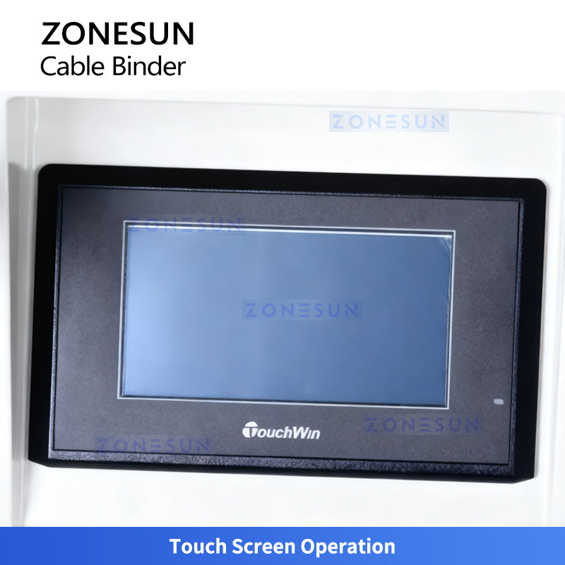 ZONESUN ZS-WTKZ4 Fully Automatic Nylon Cable Tie Machine for Fast Wire Harness Bundling and Cutting