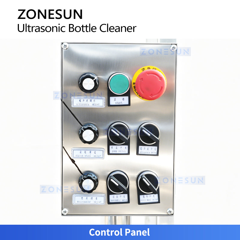 Deep Clean: ZONESUN ZS-UWB8 Automatic Ultrasonic Glass Vial Bottle Washing & Flushing Machine