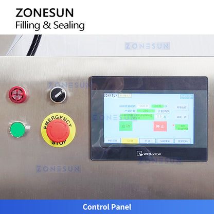 ZONESUN ZS-FAL180G4 Rotor Pump Weighing Filling and Sealing Machine for Cup Puree & Thick Pastes