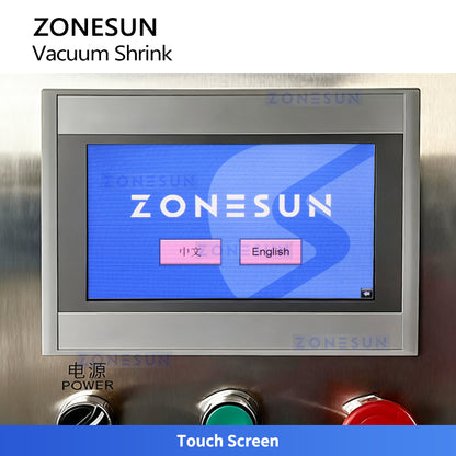 ZONESUN ZS-VPM20 Fully Automatic Vacuum Shrink Packaging Machine for Preformed Bags and Pouches