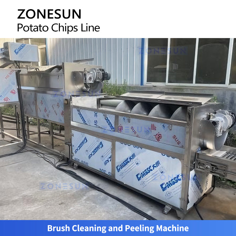 ZONESUN ZS-PCL1 Fully Automatic Potato Chips Production Line for Food Manufacturers