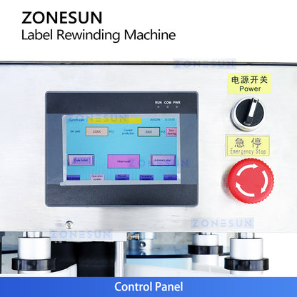 Zonesun ZS-RW2 Roll to Roll Label Rewinder