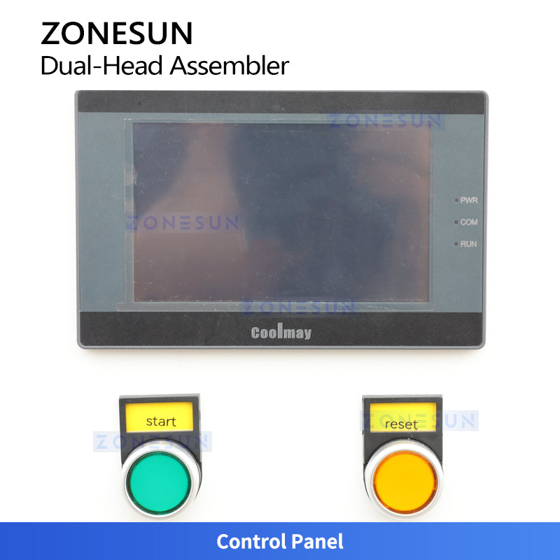 ZONESUN ZS-J0A01 Semi-Automatic Dual-Head Sealing Ring Assembly Machine
