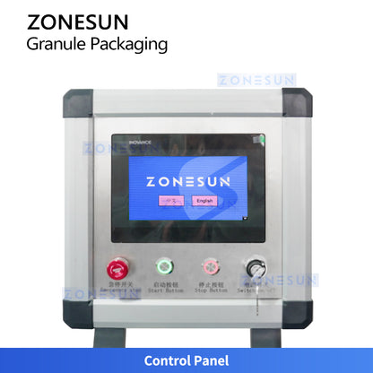 ZONESUN ZS-FS500K6 Automatic VFFS Granule Powder Sachet Packing Machine for Coffee Sugar Salt Tea
