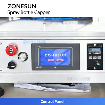 ZONESUN ZS-XG1870S Desktop Automatic Capping Machine for Spray Bottles and Liquid Products