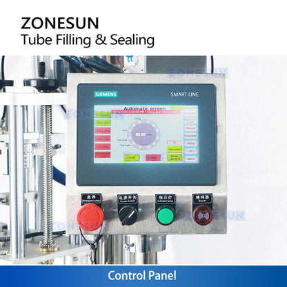 ZONESUN ZS-FS009A Aluminum Tube Filling and Sealing Machine for Cream and Ointment