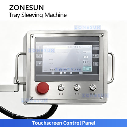 ZONESUN ZS-FK55 Automatic Cardboard Sleeving Machine for Food Box Packaging