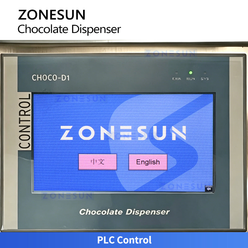 Sweet Toppings: ZONESUN ZS-DJ500 Commercial Chocolate Sauce Melting Tempering & Dispenser Machine