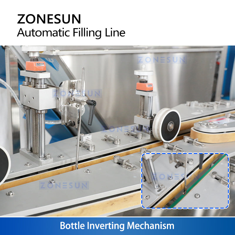 ZONESUN ZS-FAL180V16 Automatic Bottle Filling Capping & Weighing Inspection Line