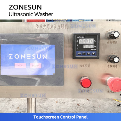 ZONESUN ZS-UWB7: High-Speed Automatic Ultrasonic Bottle Washing & Drying Machine for Pharma