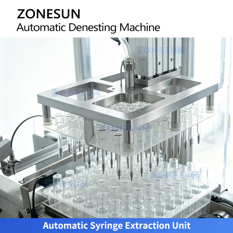 ZONESUN ZS-DM1 Automatic Syringe Denesting Machine for Prefilled Syringe Production Line