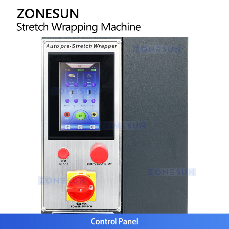 ZONESUN ZS-YPWM1 Automatic Mobile Pallet Wrapping Robot Robotic Stretch Wrapper
