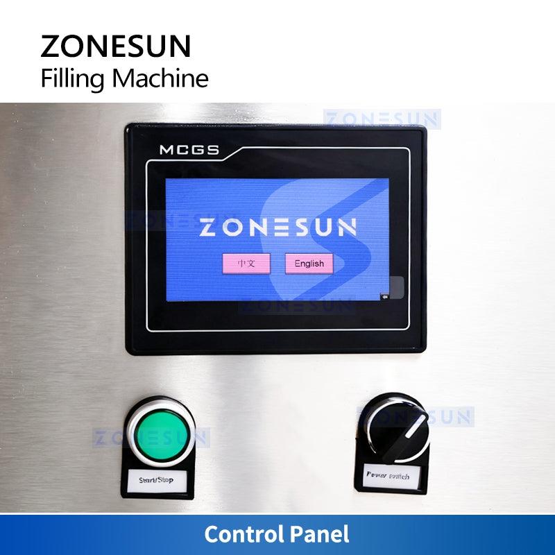 ZONESUN ZS-KL02S Automatic Volumetric Cup Granule Filling Machine for Sugar, Seeds, Beans, and Granules
