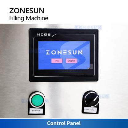 ZONESUN ZS-KL02S Automatic Volumetric Cup Granule Filling Machine for Sugar, Seeds, Beans, and Granules