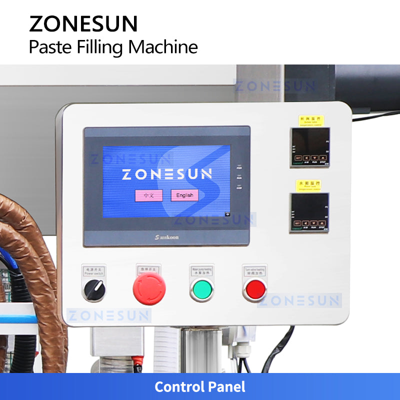 ZONESUN ZS-YT6T-6PXH Servo Piston Filling Machine for Jam Sauce Cream and Viscous Food Products
