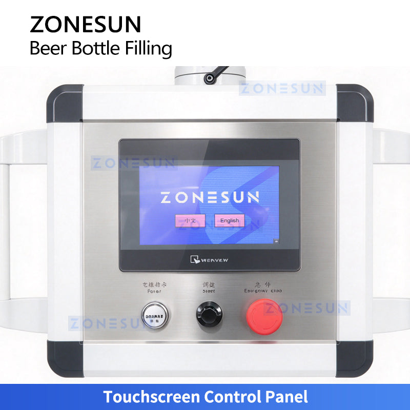 ZONESUN ZS-AFC883B Automatic Beer Carbonated Beverage Isobaric Filling and Crown Capping Machine