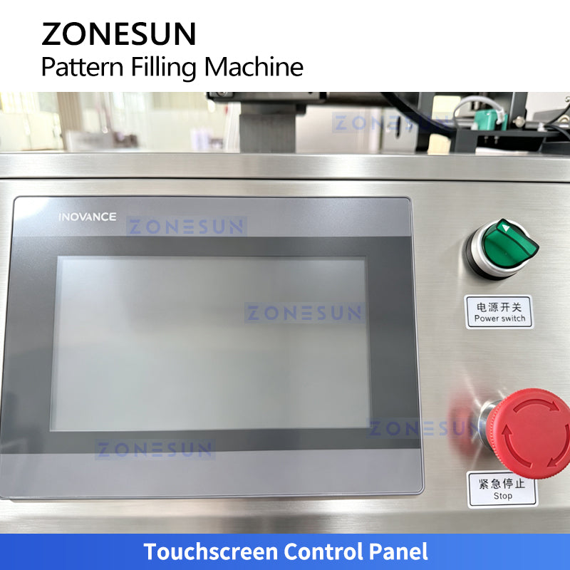 ZONESUN ZS-PGF5 Automatic Dual Head Piston Capsule Cream Filling Machine for Cosmetic Cream Products