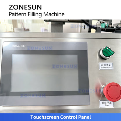 ZONESUN ZS-PGF5 Automatic Dual Head Piston Capsule Cream Filling Machine for Cosmetic Cream Products