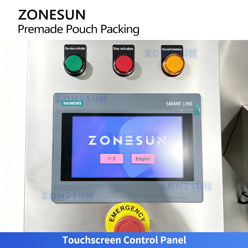 ZONESUN ZS-JF216 Automatic Nut Candy Counting and Premade Pouch Packing Machine
