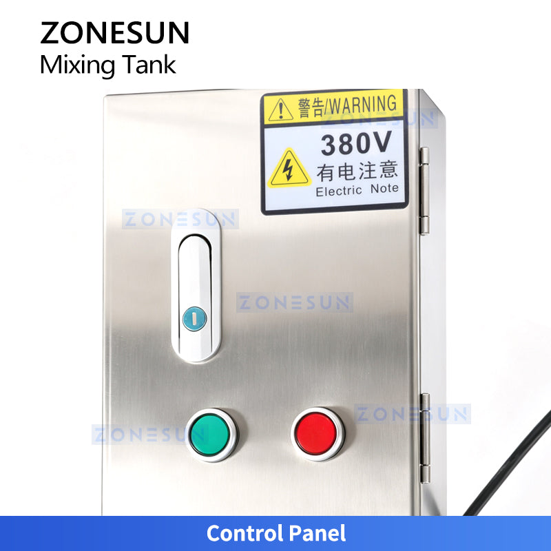 ZONESUN ZS-MB800L 800L SUS316 Stainless Steel Industrial Liquid Mixing Tank