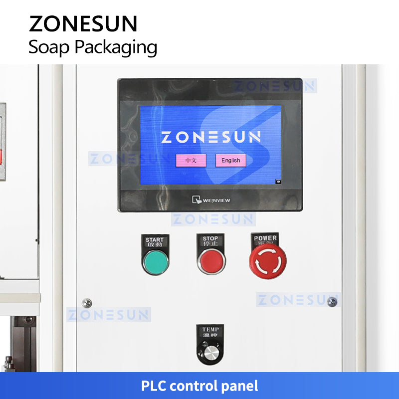 ZONESUN ZS-PK980 Automatic Soap Wrapping Machine for Round, Square & Irregular Shaped Soaps