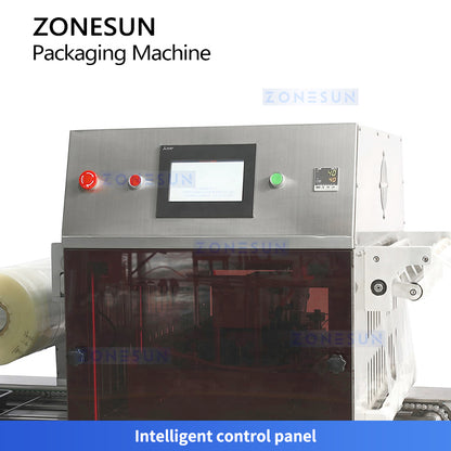 ZONESUN ZS-VSP100 Automatic Thermoforming Vacuum Packaging Machine for Meat Seafood Cheese and Ready Meals with Moisture Protection