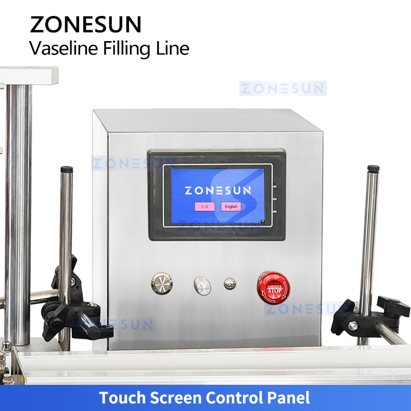 Smooth Flow: ZONESUN ZS-DTGT2B Jacketed Heated Vaseline & Petroleum Jelly Paste Filling Line