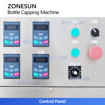 ZONESUN ZS-XG440B High-Speed Spindle Capping Machine for Spray &amp; Twist-Off Bottles