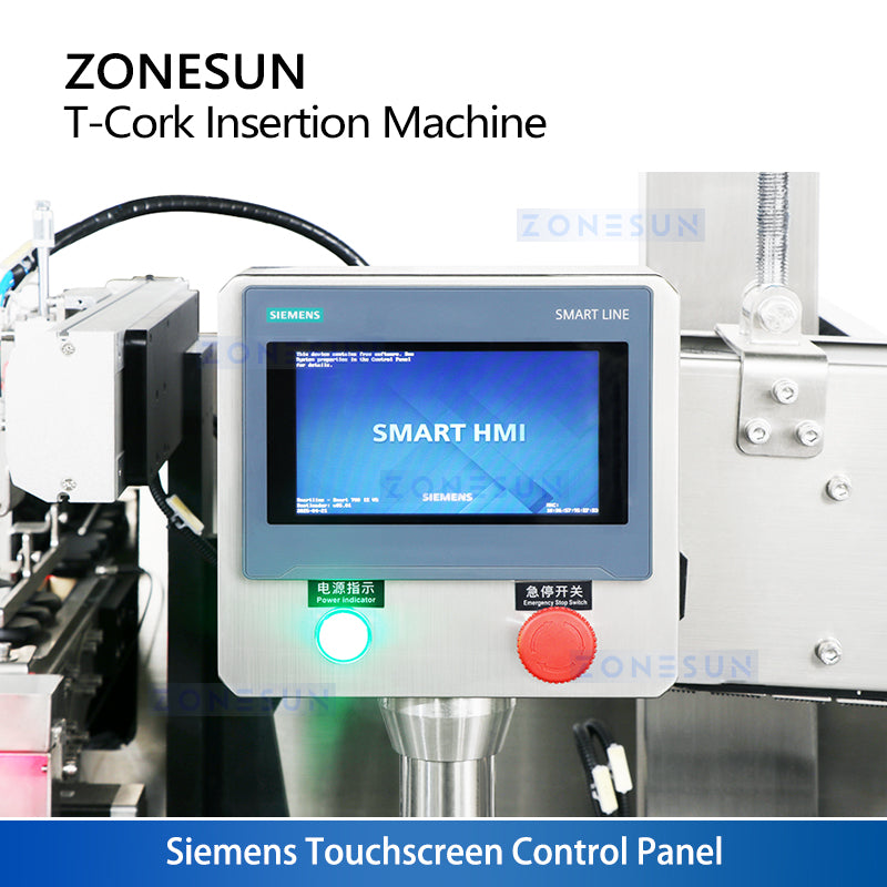 High Speed Tech: ZONESUN ZS-XG21U Automatic T-Shape Corker Machine for Whisky & Gin Bottle Stoppers