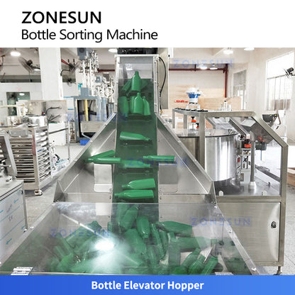 ZONESUN ZS-LP200 High-Speed Automatic Plastic Bottle Unscrambler