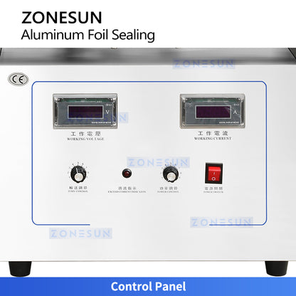 ZONESUN ZS-FK1300 10-70mm High Speed Automatic Induction Aluminum Foil Sealing Machine
