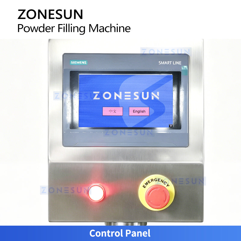 ZONESUN ZS-FM5A Automatic Powder Auger Filling Machine with Vibrating Feeder