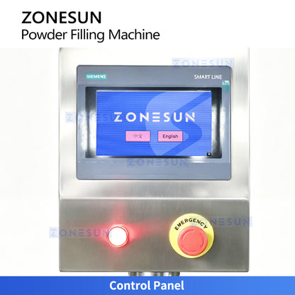 ZONESUN ZS-FM5A Automatic Powder Auger Filling Machine with Vibrating Feeder