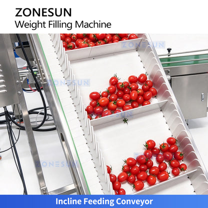 ZONESUN ZS-GWF24 Automatic Multi-Head Weigher Small Fruit Clamshell Tray Filling Packing Machine