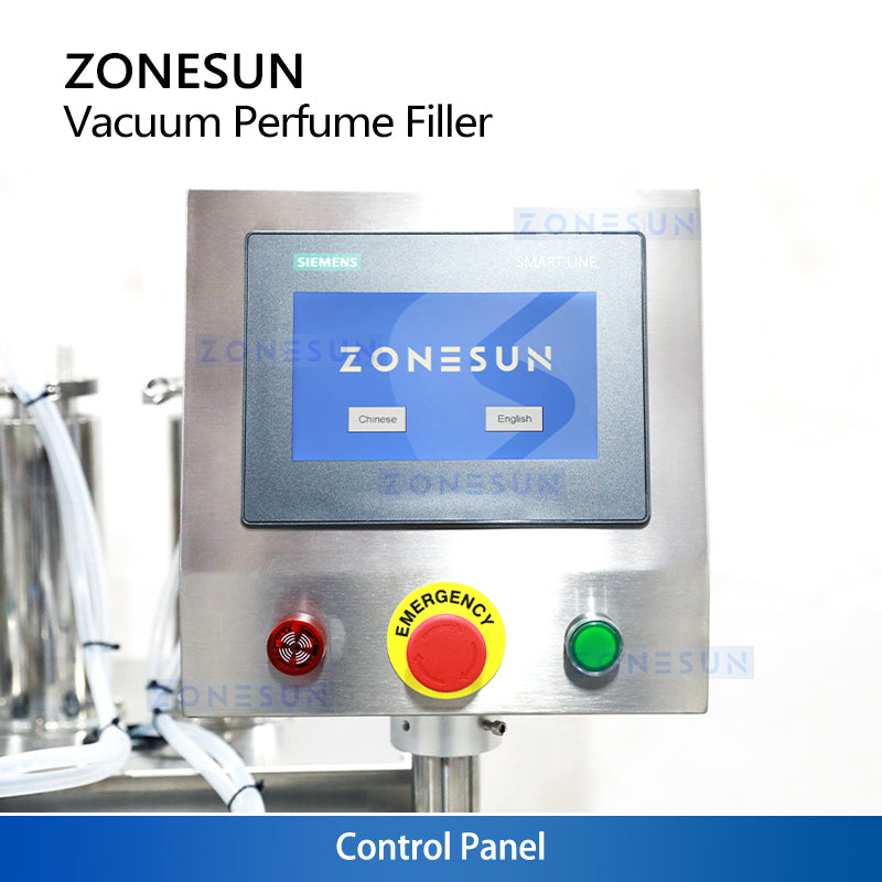 ZONESUN ZS-VTZL4A Automatic Vacuum Liquid Filling Machine for Perfume and Fragrance Bottles