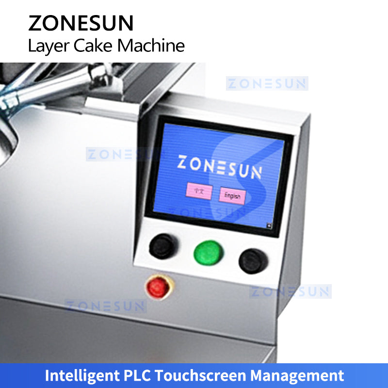ZONESUN ZS-CZ100 Automatic Cake Icing Machine for Layer & Birthday Cakes