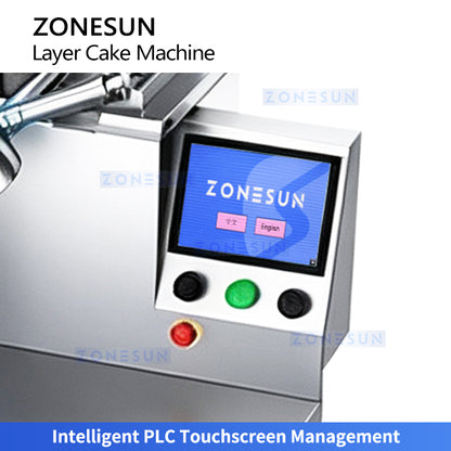 ZONESUN ZS-CZ100 Automatic Cake Icing Machine for Layer & Birthday Cakes