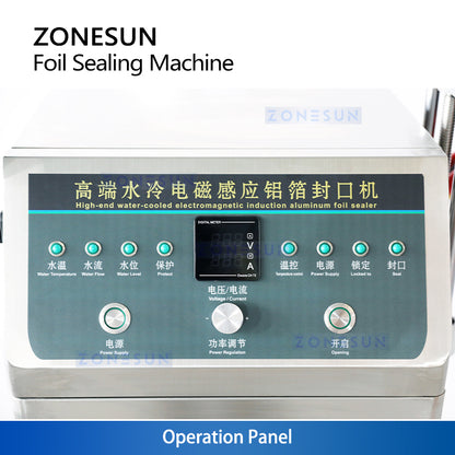 ZONESUN ZS-FK5000 Electromagnetic Induction Foil Sealing Machine for Multi-Industry Packaging