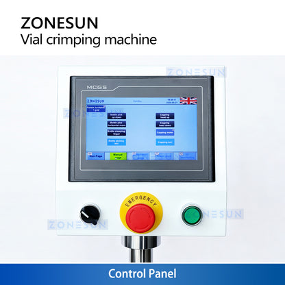 ZONESUN ZS-YG200A Semi-Automatic Vial Aluminum Cap Crimping Machine