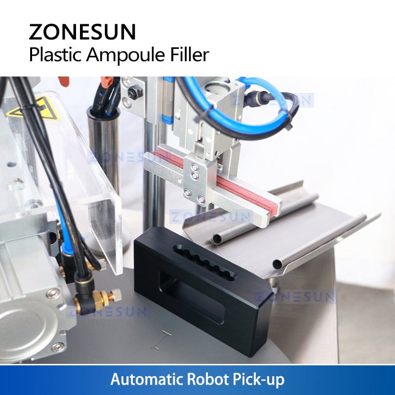 ZONESUN ZS-FS50U 4 Heads Ceramic Pump Sofu Tube Liquid Filling Sealing Machine