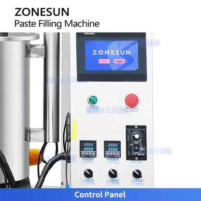 ZONESUN ZS-VTGTL1A Automatic Heated Lipstick, Wax & Jam Gear Pump Filling Machine