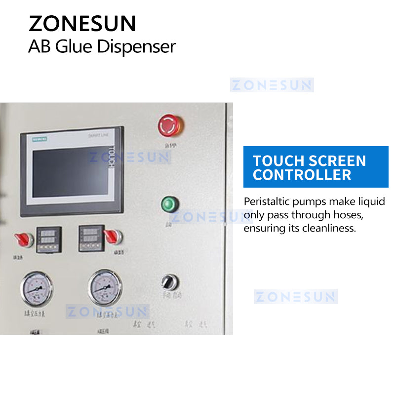 ZONESUN ZS-AGD3 Automatic Dual-Component Adhesive Filling Machine for Epoxy, PU and Acrylic