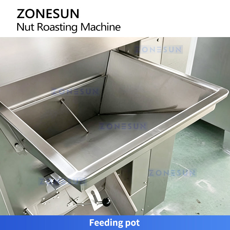 Even Heating: ZONESUN ZS-GHK4 Multi-Drum Rotary Roasting Machine for Peanuts, Almonds & Seeds