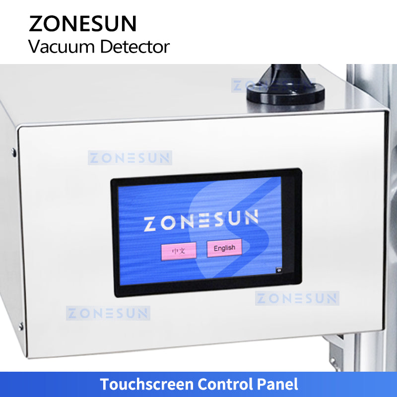 ZONESUN ZS-ZK200 Automatic Online Intelligent Non Contact Acoustic Vacuum Seal Inspection Detector for Bottles and Cans