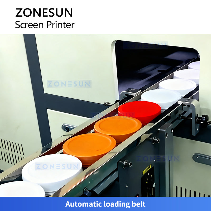 ZONESUN ZS-SWP3 Automatic Screen Printing Machine with UV Curing for Bottles, Tubes & Caps