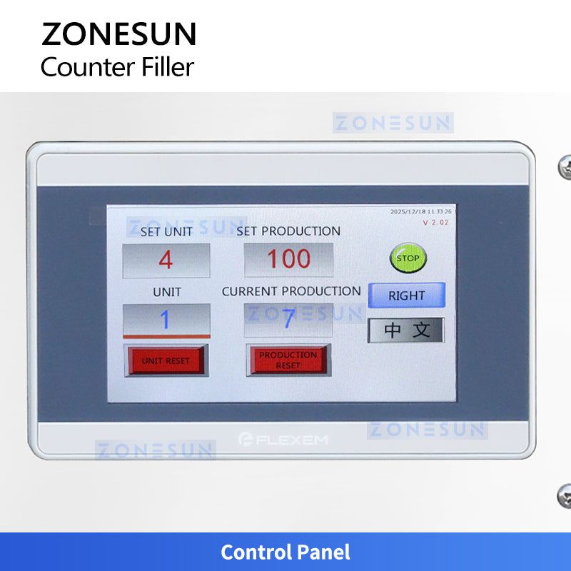 ZONESUN ZS-SL2: Automatic Dual-Head Counting & Filling Machine for Capsules, Pills, and Candy